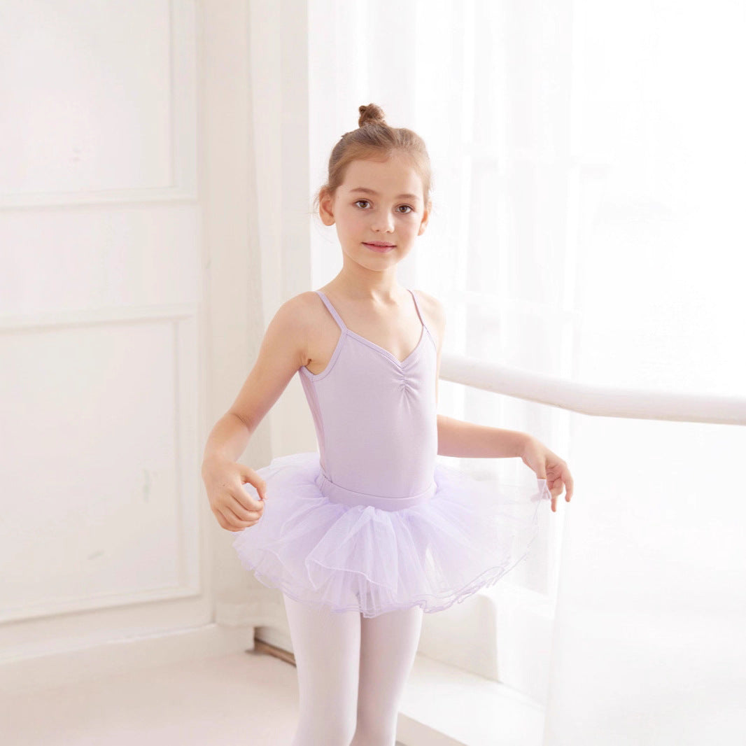 Children's Dancing Clothes Open Leotards