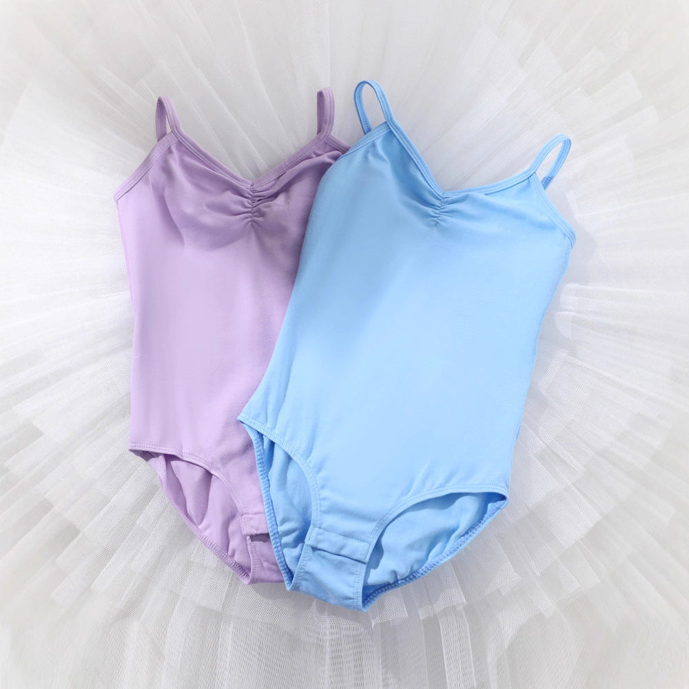 Children's Dancing Clothes Open Leotards