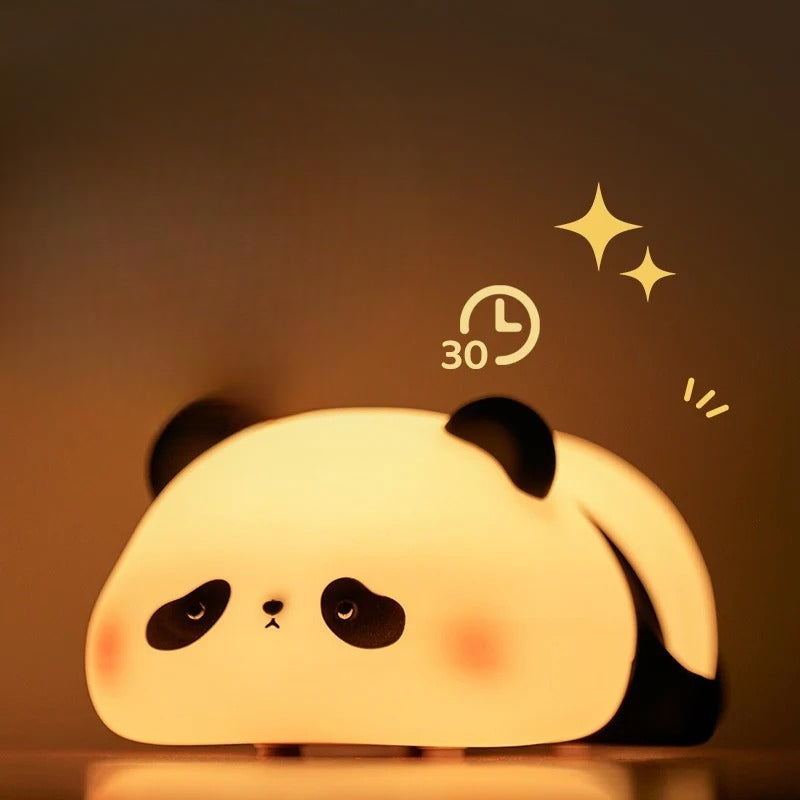 Cute Panda Silicone Night Light